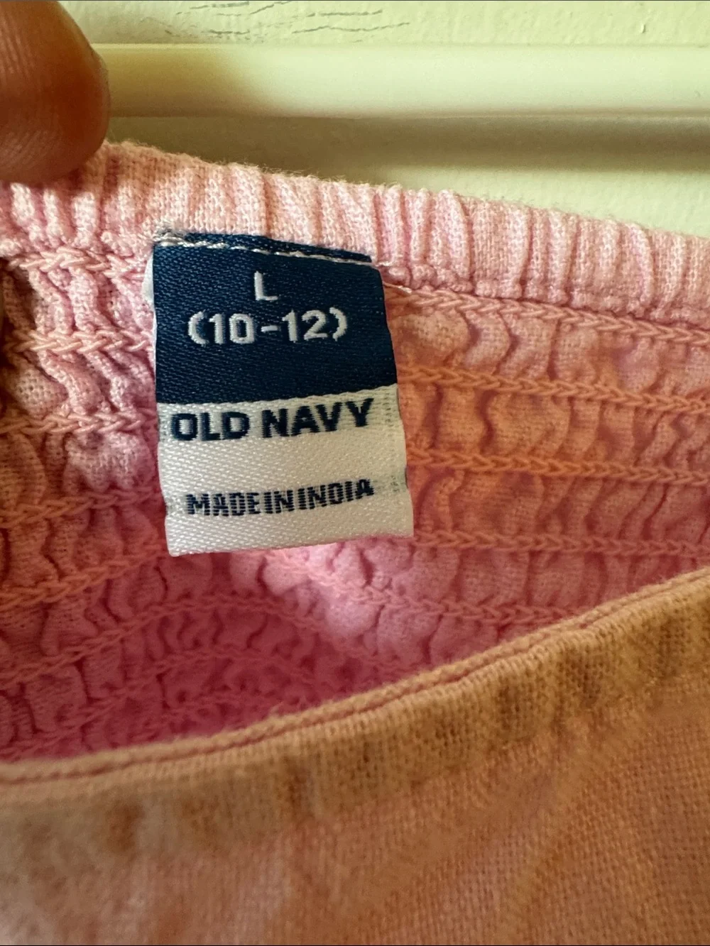 Old Navy soft pink